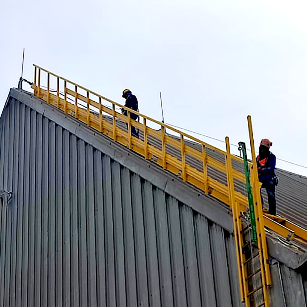 Pasarelas Para Cubiertas PRFV HORN